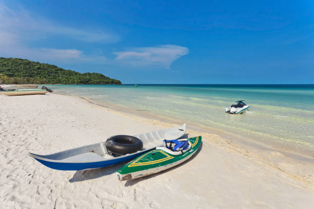istock kayaks at the tropical beach 1043203178