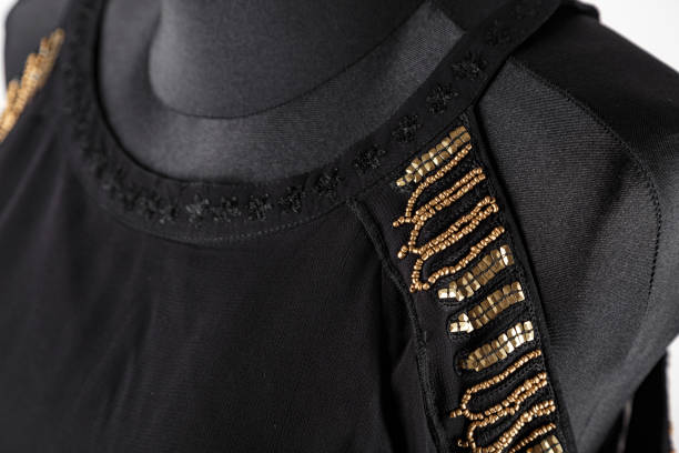 istock black female blouse or tunic with embroidery 1043206764