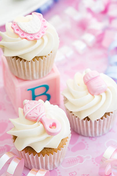 istock Cupcakes for a baby shower 104321070