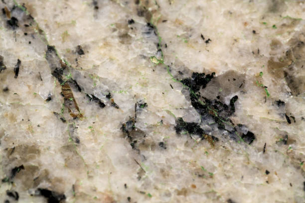 istock Marble stone texture macro close up background, crystals and minerals, rock texture 1043231522