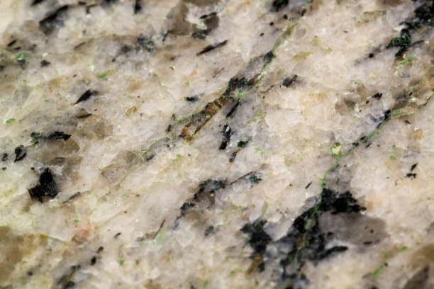 istock Marble stone texture macro close up background, crystals and minerals, rock texture 1043231532