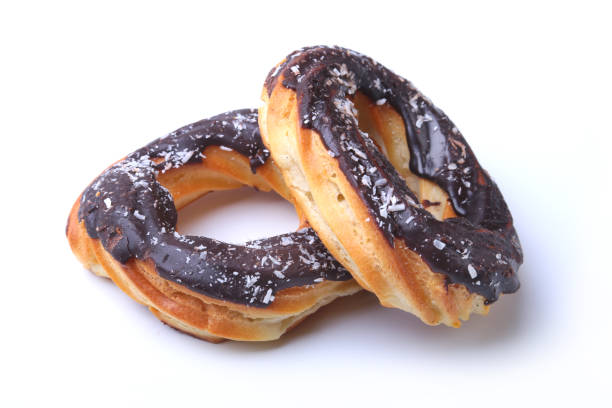 istock Homemade Traditional polish sweets doughnuts isolated on white background. 1043232700