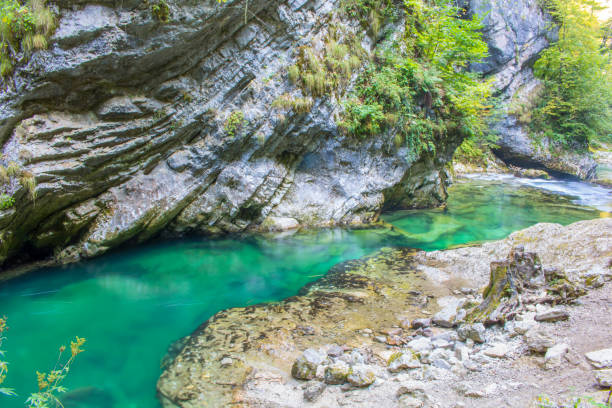 istock Vintgar gorge, Slovenia, Beautiful environmental place 1043243574