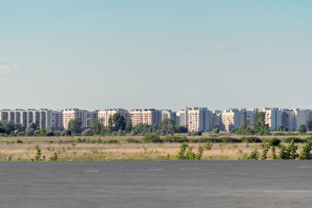 istock New residential complex with tall buildings 1043245598