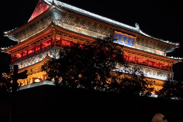 istock Drum Tower in Xi'an, China 1043265312