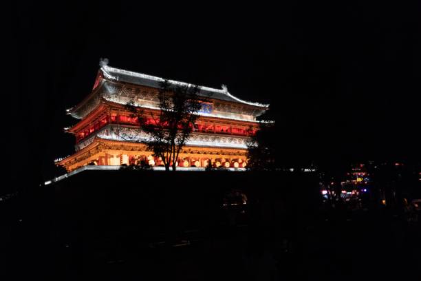 istock Drum Tower in Xi'an, China 1043265358