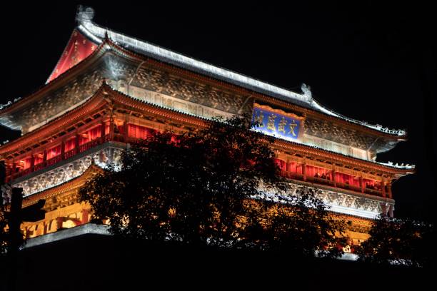 istock Drum Tower in Xi'an, China 1043265362