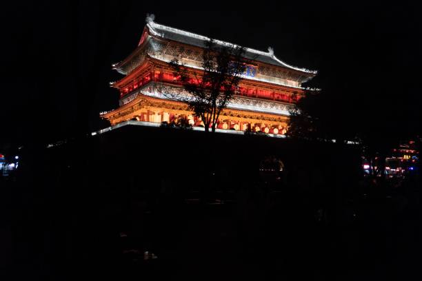 istock Drum Tower in Xi'an, China 1043265436