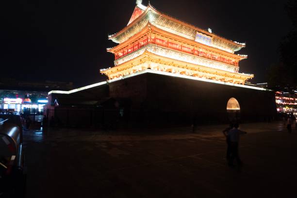 istock Drum Tower in Xi'an, China 1043265440