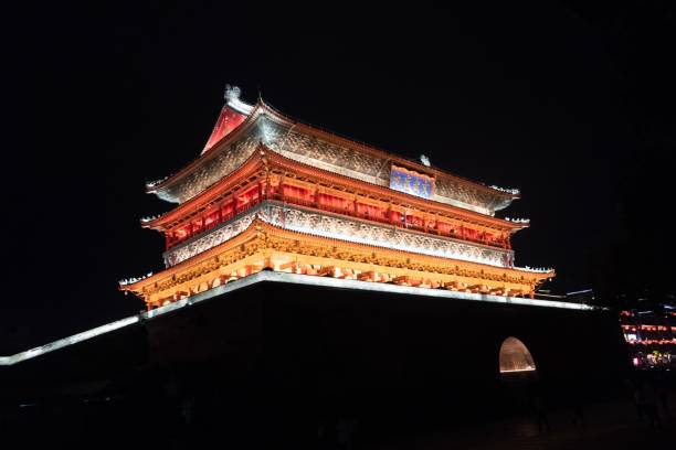 istock Drum Tower in Xi'an, China 1043265488