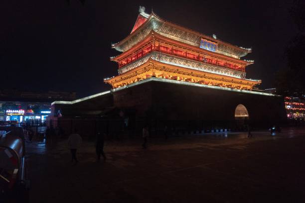 istock Drum Tower in Xi'an, China 1043265502