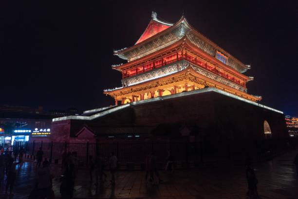istock Drum Tower in Xi'an, China 1043265584