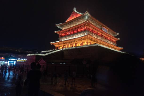 istock Drum Tower in Xi'an, China 1043265588
