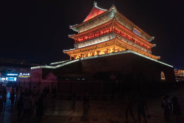 istock Drum Tower in Xi'an, China 1043265636