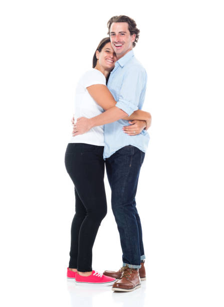 istock Attractive couple embracing 1043287810