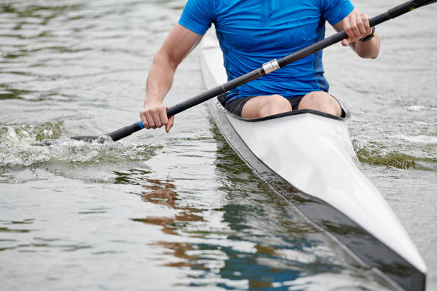 istock Canoeing adventure on the lake 1043299404