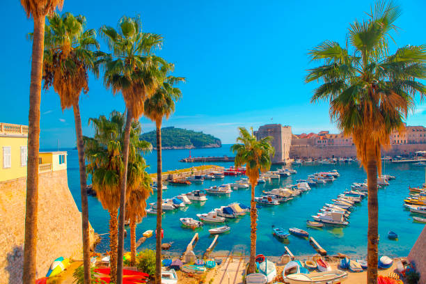 istock tropical bay with boats 1043308746