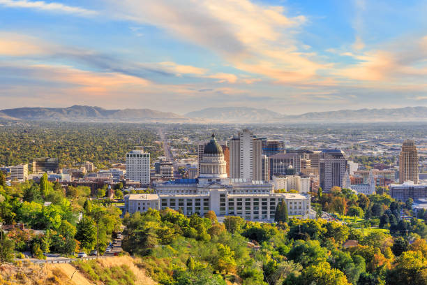 istock Salt Lake City skyline Utah 1043340724