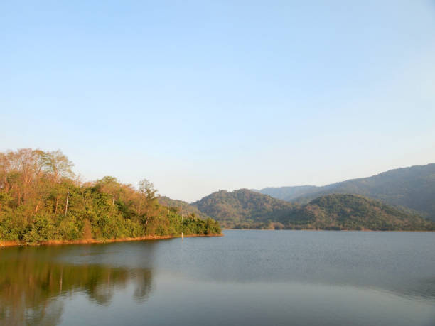 istock Landscape of mountain and lake 1043340740