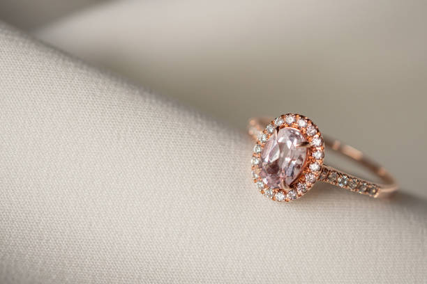 istock Jewelry wedding diamond ring close up 1043340928