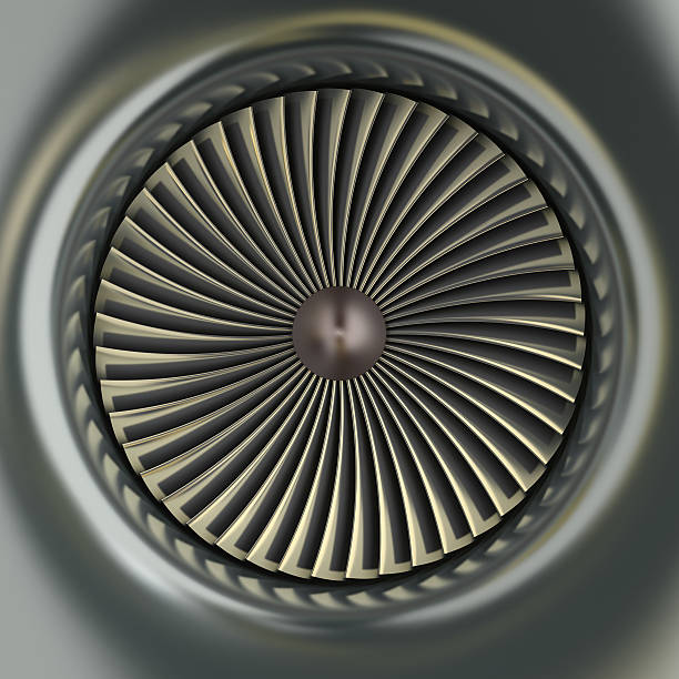 turbofan engine of an airliner
