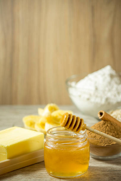 istock Ingredients for making healthy biscuit 1043347290