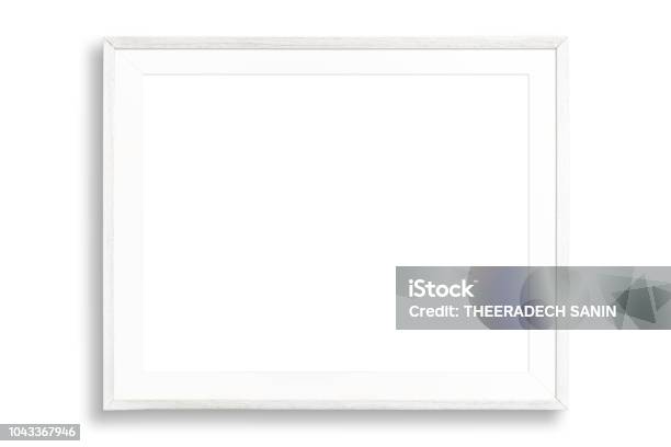 Weiße Leere Rahmen Stockfoto und mehr Bilder von Bilderrahmen - Bilderrahmen, Rand, Weiß