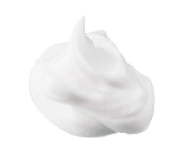 istock Soap foam bubble isolated on white background object health care concept design 1043378556