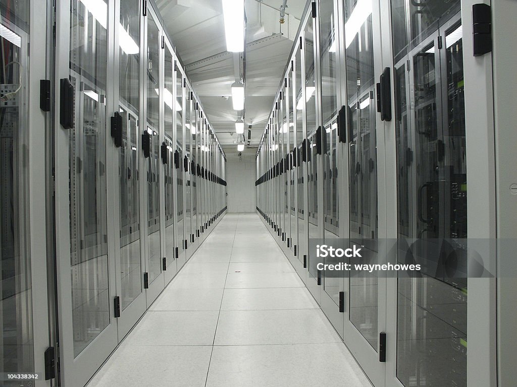 컴퓨터 서버 객실 - 로열티 프리 네트워크 서버 스톡 사진