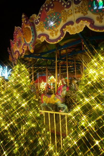 istock Christmas merry go round 1043393528