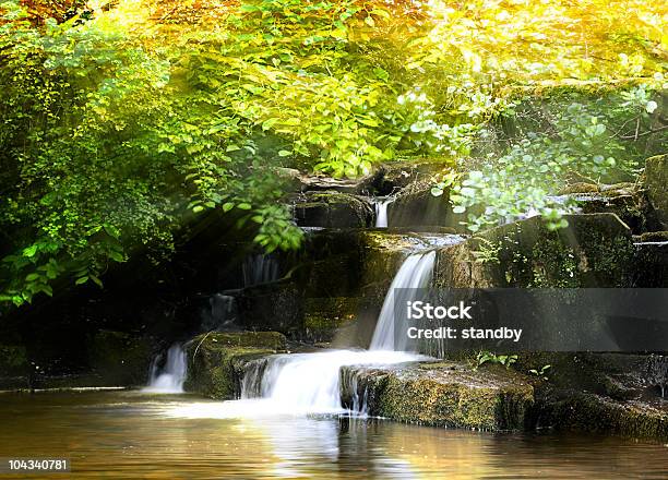 Autumn Falls Stock Photo - Download Image Now - Autumn, Beauty In Nature, Blurred Motion