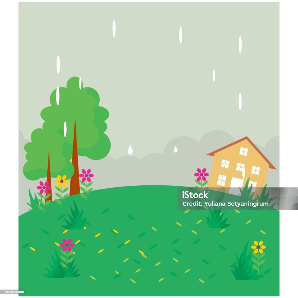Ilustración de Día Lluvioso Lindo Y Fino Y El Prado Verde Paisaje Paisaje y más Vectores Libres de Derechos de Agricultura - iStock Ilustración de Día Lluvioso Lindo Y Fino Y El Prado Verde Paisaje Paisaje y más Vectores Libres de Derechos de Agricultura - iStock