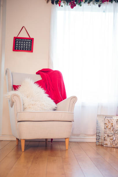 istock Christmas arm chair 1043426106
