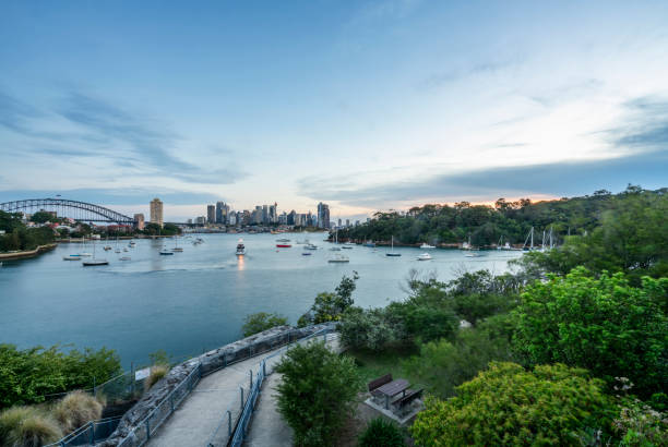 istock Sydeny cityscape with Harbor Bridge,Australia 1043432144