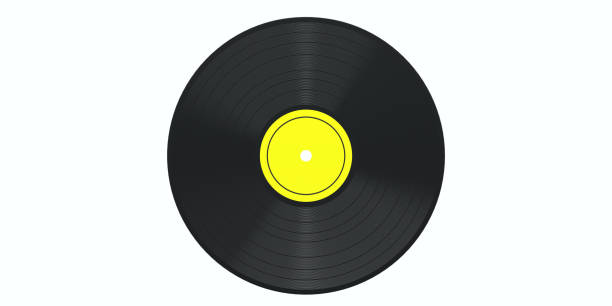 istock Vinyl record LP isolated, cutout on white background. 3d illustration 1043434490