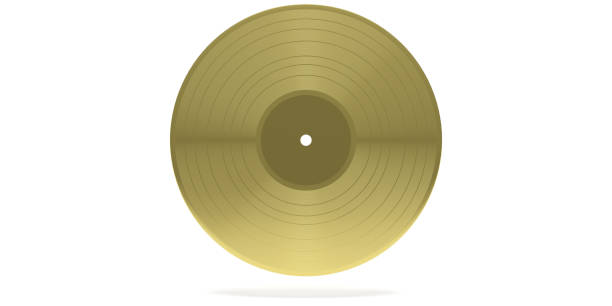 istock Vinyl record LP isolated, on white background. 3d illustration 1043434506