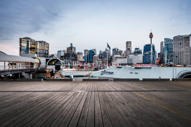 istock sydney harbor skyline with a plank 1043435318