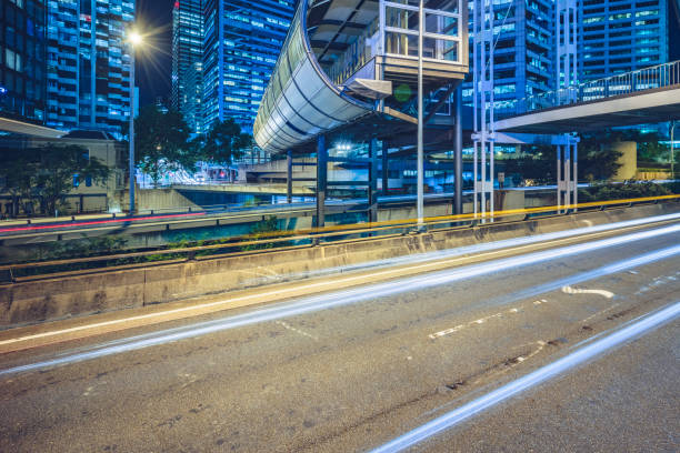 istock car trails in downtown Sydney 1043437818