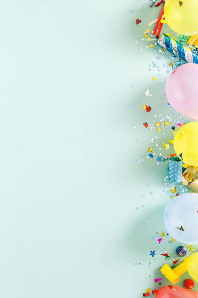 istock Flat lay decoration party concept 1043441304