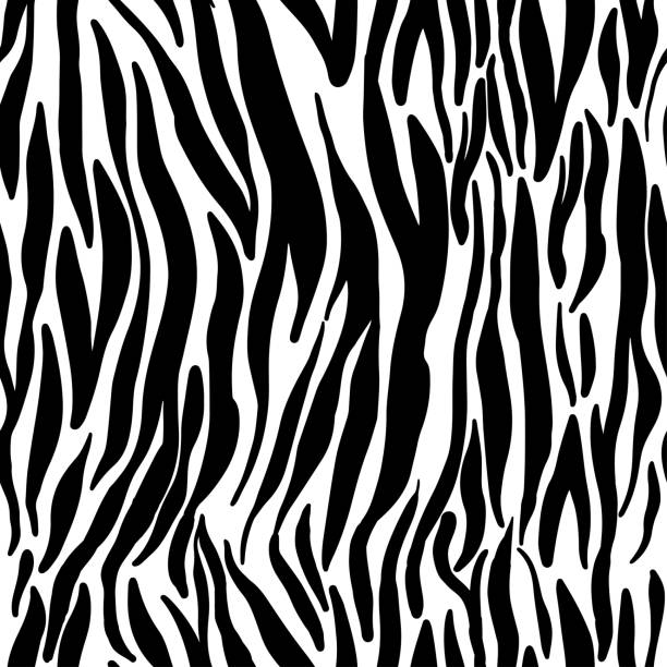 istock Vector illustration seamless pattern floral animal fur print background. Hand drawn style, texture wallpaper, fashion fabric, textile. Abstract skin pelage. 1043447004