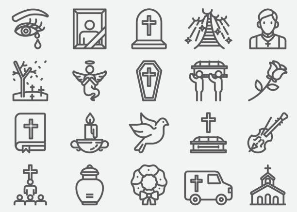 葬式行アイコン - symbol computer icon religious icon interface icons点のイラスト素材／クリップアート素材／マンガ素材／アイコン素材