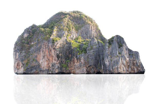 istock Tropical Natural island,hill,mountain isolated on white background 1043453076