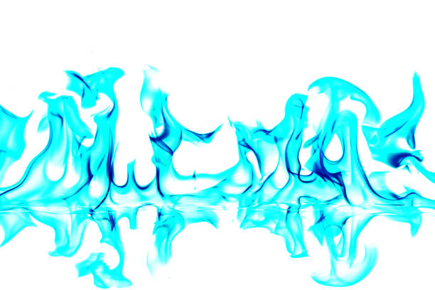 istock abstract color of fire flames revert on white 1043455500