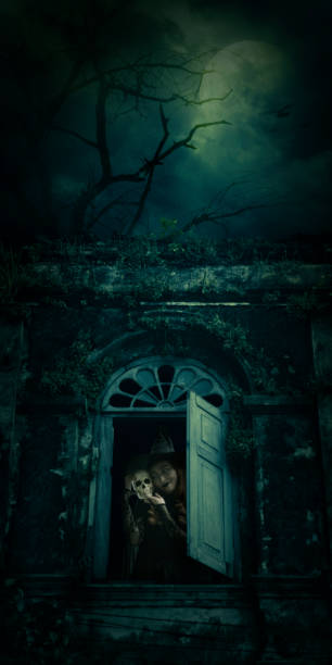 istock Halloween mystery concept 1043461240