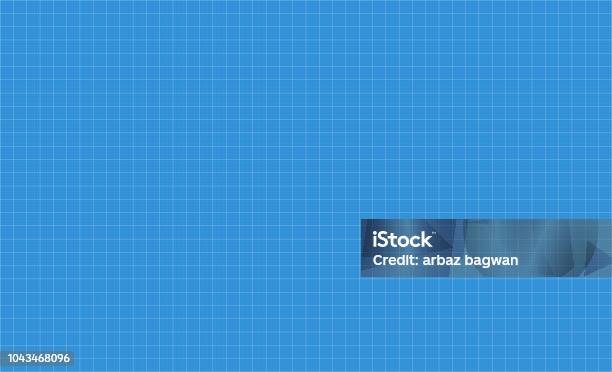 Bluechart Paper Project Graph Paper Blueprint Stock Illustration - Download Image Now ...