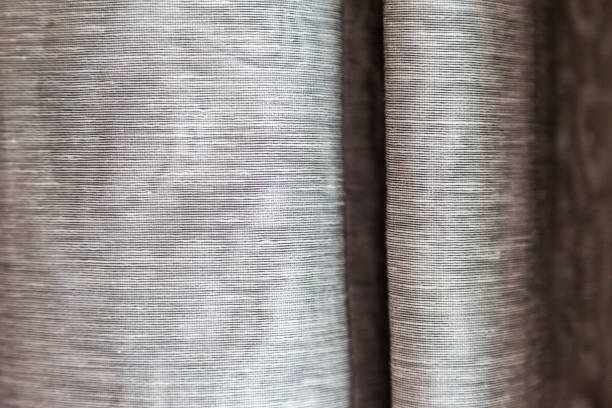 istock Beige curtains at the windows 1043471764