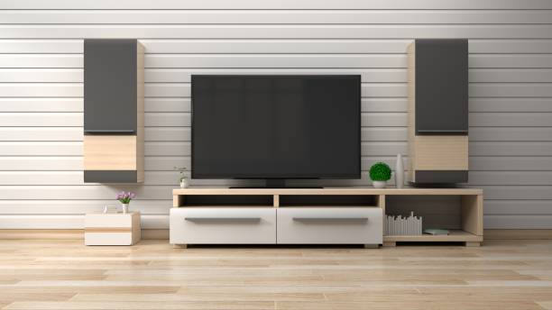 istock Smart TV in modern living room 1043490836