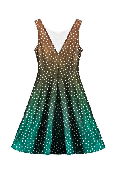Vintage dress isolated