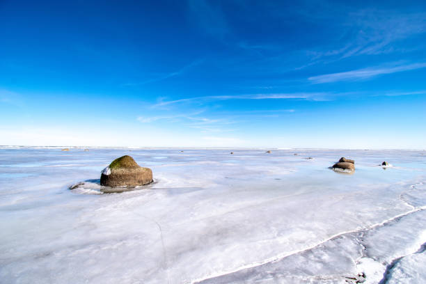 istock frozen lake shore in winter 1043513394