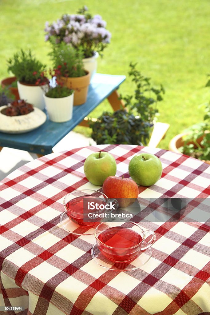 Herbal tea  Apple - Fruit Stock Photo